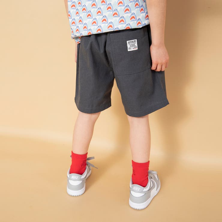 チャコールグレー | 【WEB限定】カラバリ スラブ ハーフパンツ | ブランシェス