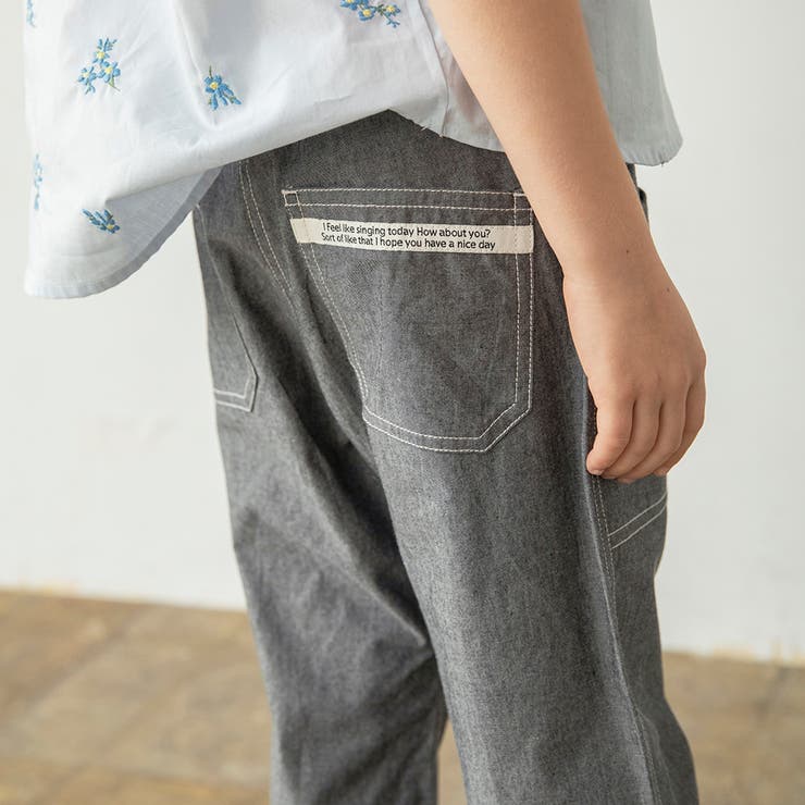 【爽やかシャンブレー】クロップドパンツ | ブランシェス | 詳細画像30 