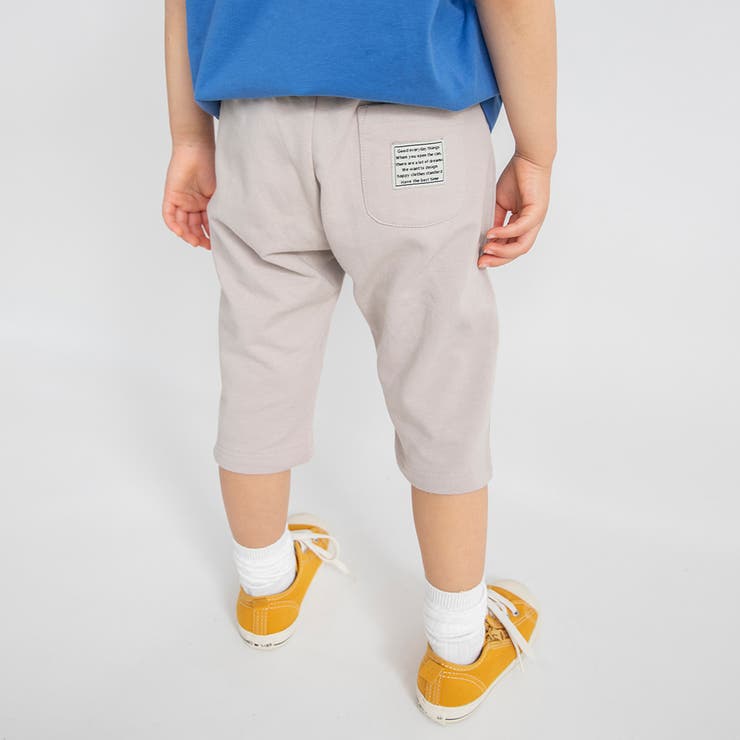 ベージュ | 【ブランシェスmini】ひざが隠れるクロップドパンツ | ブランシェス