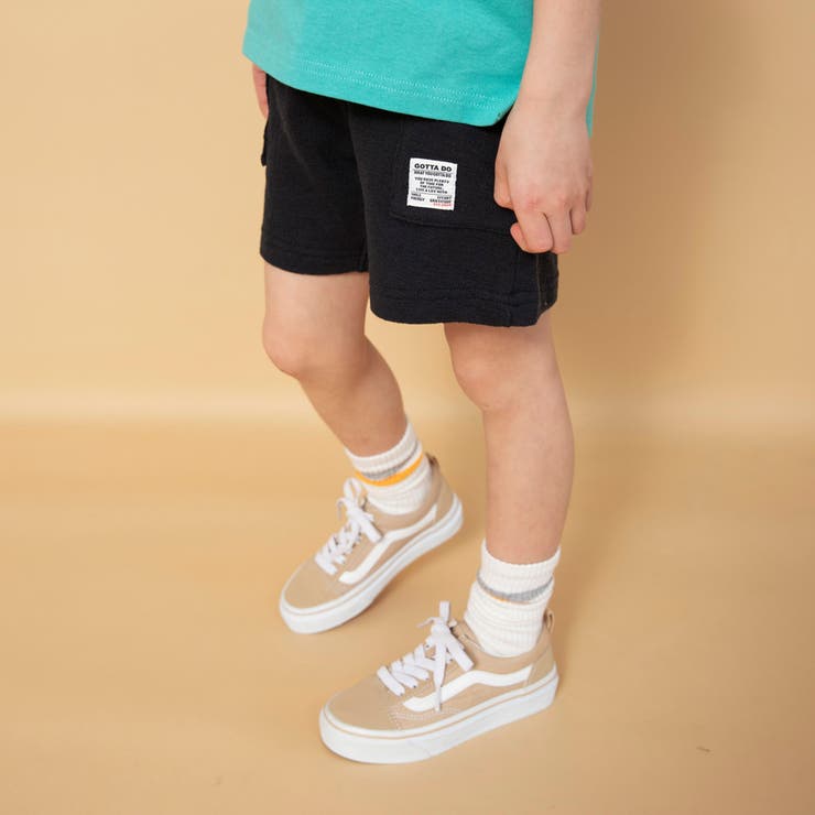 チャコールグレー | 【WEB限定】やわらか パイル ハーフパンツ | ブランシェス