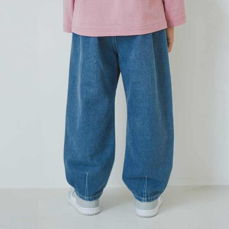 【デニム】タックカーブパンツ 150cm ジュニア | ブランシェス | 詳細画像7 