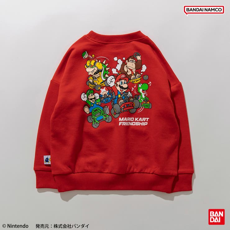 レッド | 【マリオカート】トレーナー/マリオ/ニンテンドー/任天堂/裏毛/150cm | ブランシェス