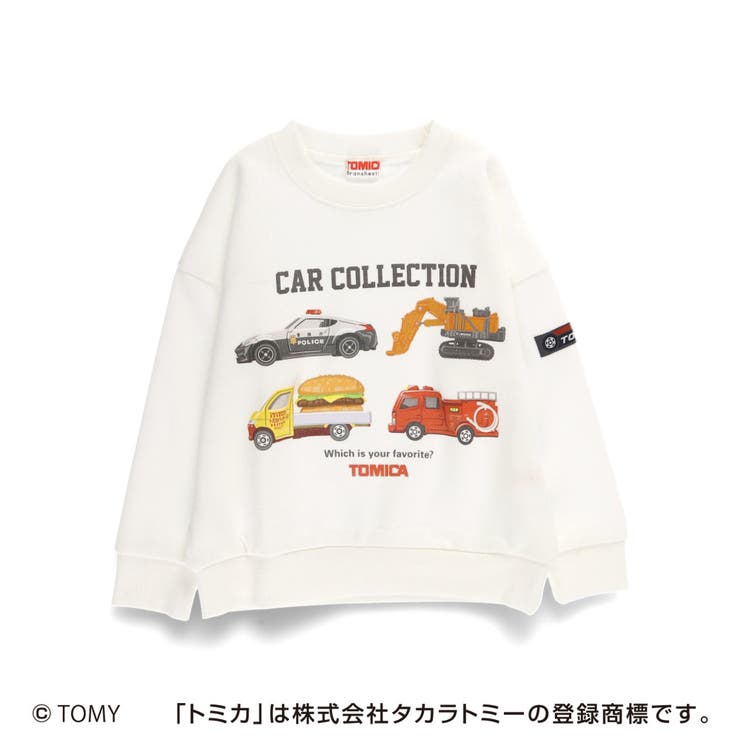 TOMICA トミカ×branshesプリント トレーナー | ブランシェス | 詳細画像2 