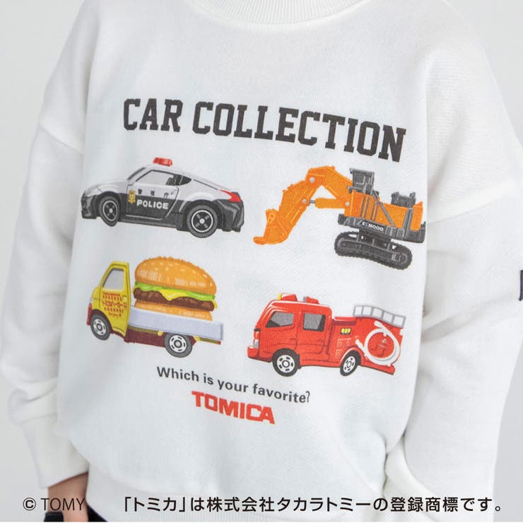 TOMICA トミカ×branshesプリント トレーナー | ブランシェス | 詳細画像9 