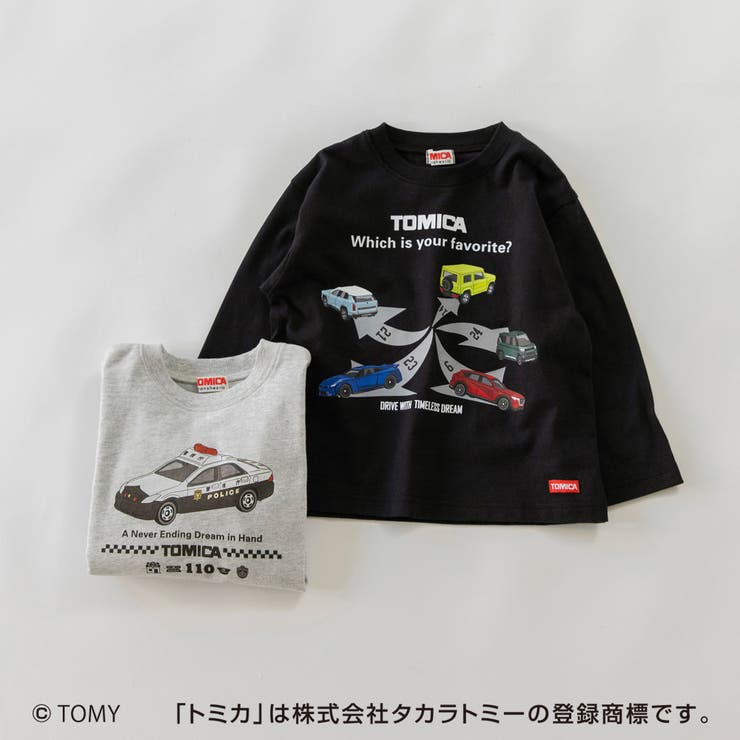 TOMICA トミカ×branshes プリント長袖Tシャツ | ブランシェス | 詳細画像10 