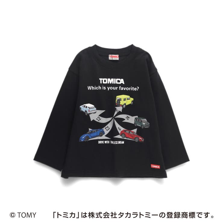 TOMICA トミカ×branshes プリント長袖Tシャツ | ブランシェス | 詳細画像16 