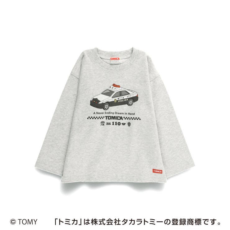 TOMICA トミカ×branshes プリント長袖Tシャツ | ブランシェス | 詳細画像2 