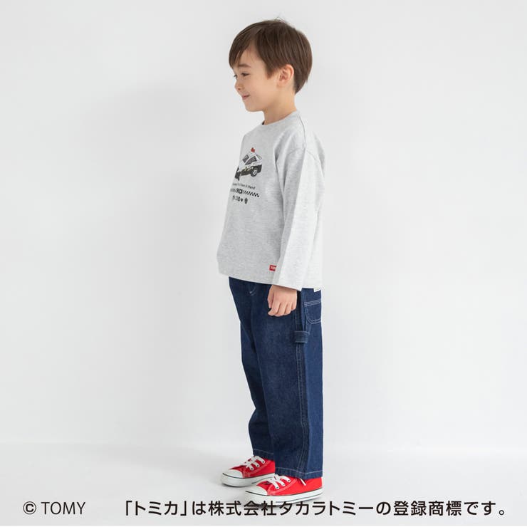 TOMICA トミカ×branshes プリント長袖Tシャツ | ブランシェス | 詳細画像4 