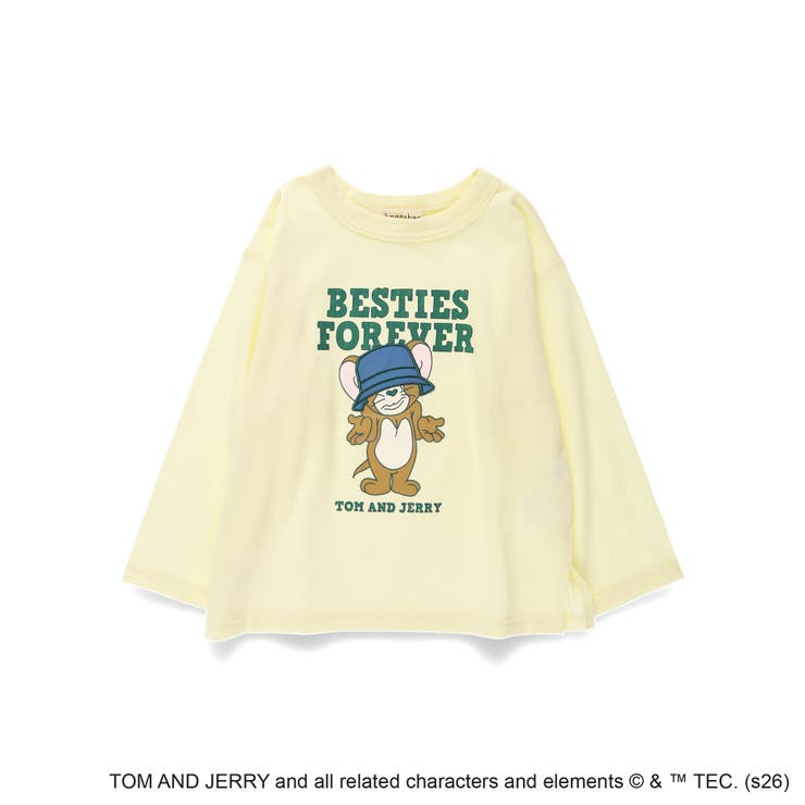 【WEB先行/トムとジェリー】フロントプリント長袖Tシャツ | ブランシェス | 詳細画像2 