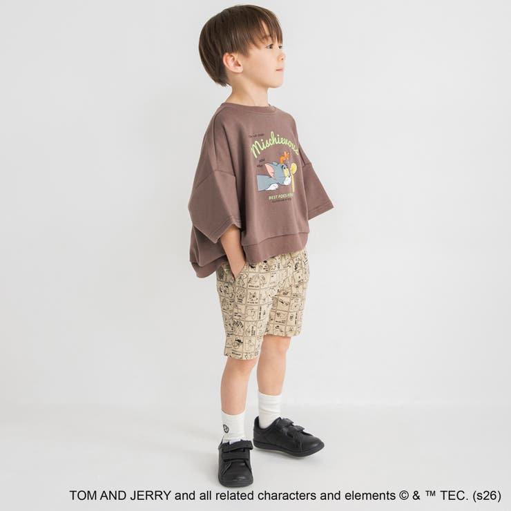 【WEB先行/トムとジェリー】スウェット7分袖Tシャツ | ブランシェス | 詳細画像14 