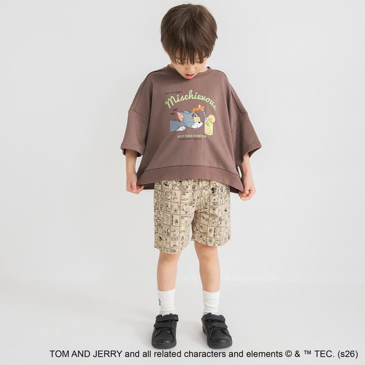 【WEB先行/トムとジェリー】スウェット7分袖Tシャツ | ブランシェス | 詳細画像16 