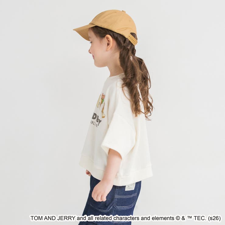 【WEB先行/トムとジェリー】スウェット7分袖Tシャツ | ブランシェス | 詳細画像6 