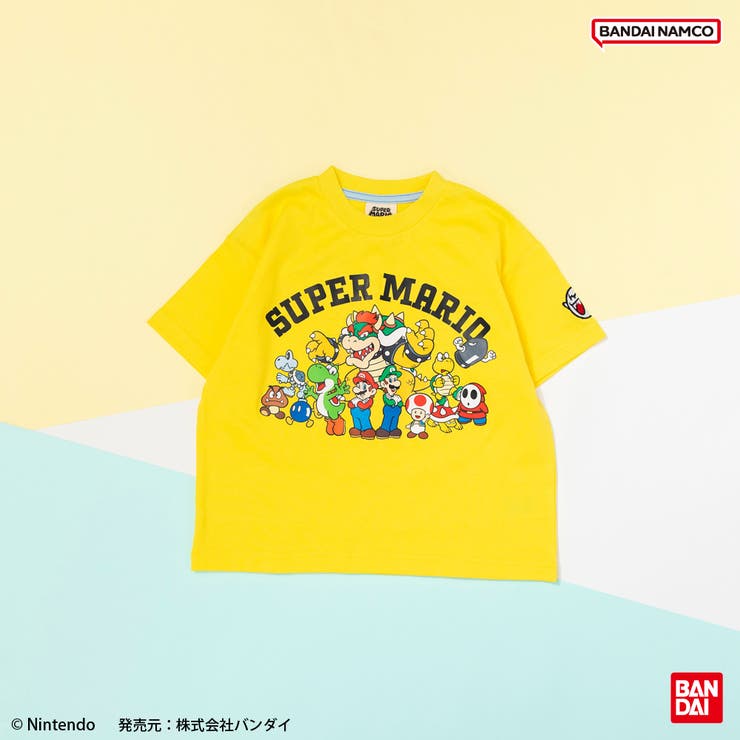 12:イエロー | 【スーパーマリオ】半袖Tシャツ | ブランシェス
