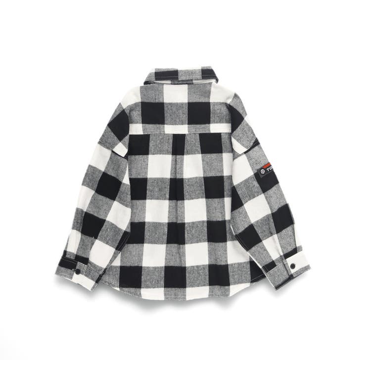 TOMICA トミカ×branshes 先染めチェック柄長袖シャツ | ブランシェス | 詳細画像21 