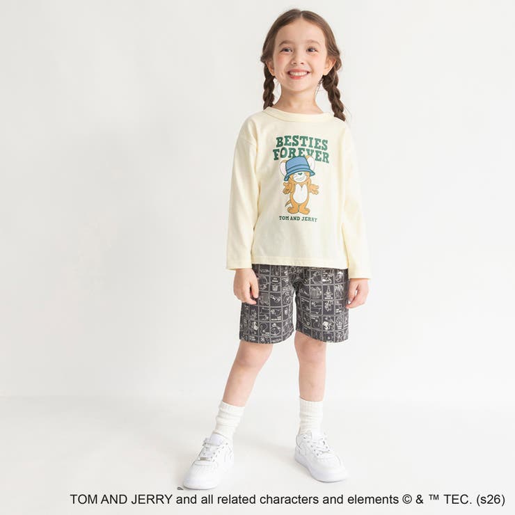 【WEB先行/トムとジェリー】総柄ハーフパンツ | ブランシェス | 詳細画像14 