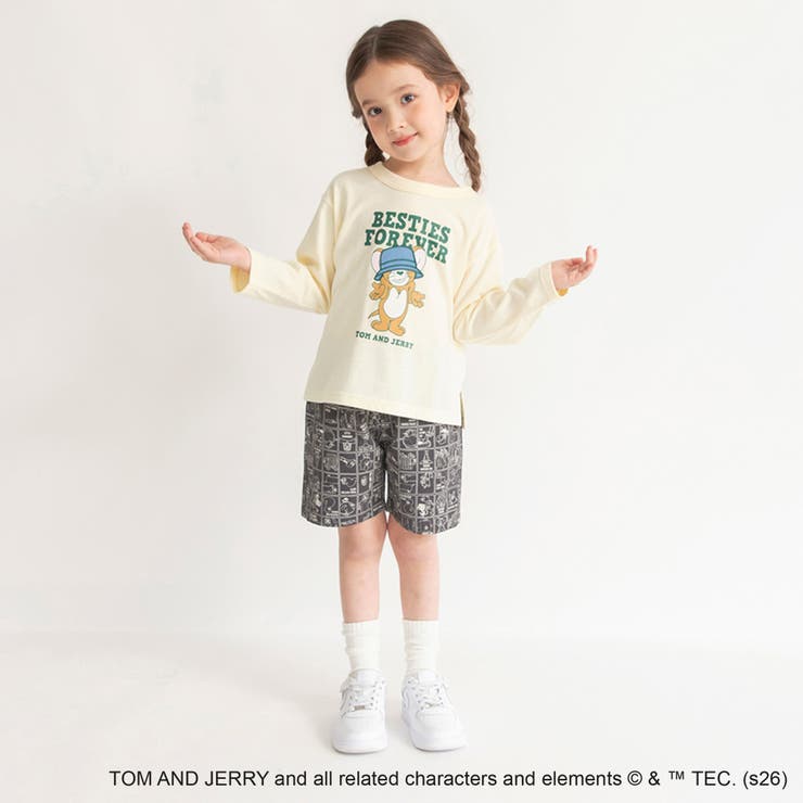 【WEB先行/トムとジェリー】総柄ハーフパンツ | ブランシェス | 詳細画像15 