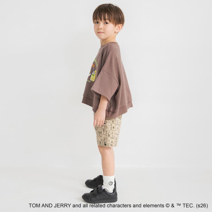 【WEB先行/トムとジェリー】総柄ハーフパンツ | ブランシェス | 詳細画像5 
