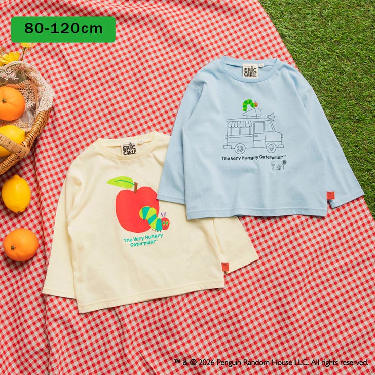 【絵本コラボ/はらぺこあおむし】長袖Tシャツ | ブランシェス | 詳細画像1 