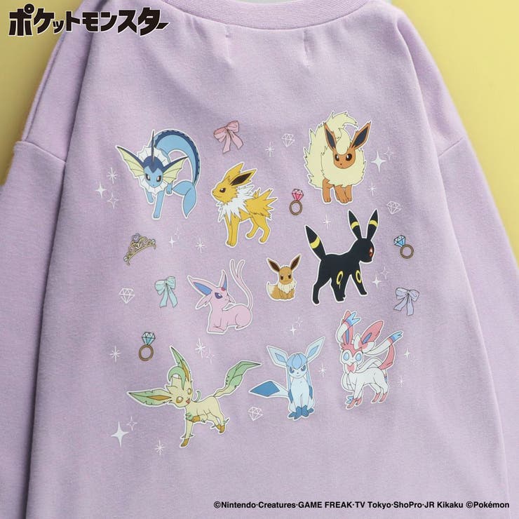 46:ラベンダー | 【ポケモン】長袖Tシャツ 150cm 男女兼用 ユニセックス ロンT | ブランシェス