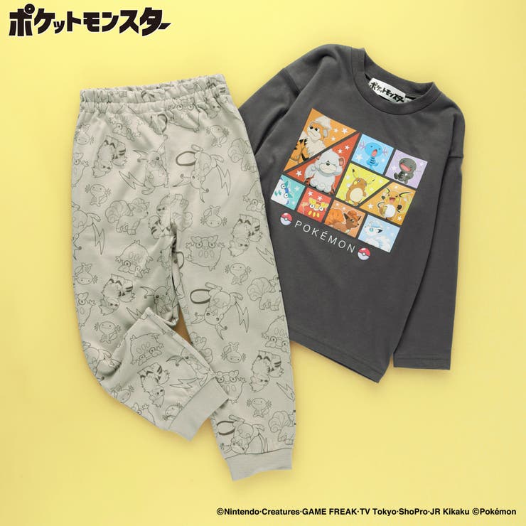 チャコールグレー | 【ポケモン】ルームウェア 150cm 男女兼用 ユニセックス | ブランシェス