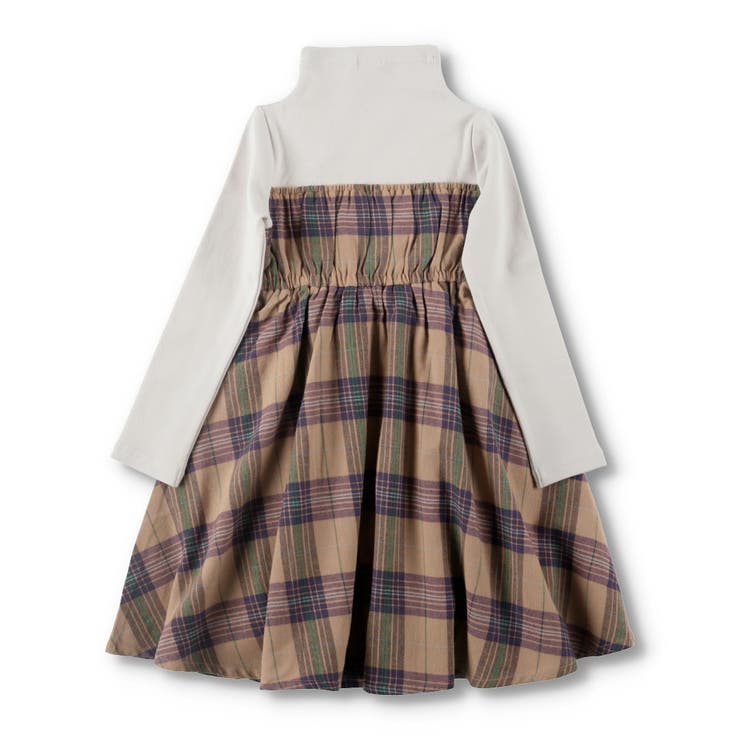 チェック柄ドッキングワンピース 品番 Brsk Branshes ブランシェス のキッズファッション通販 Shoplist ショップリスト