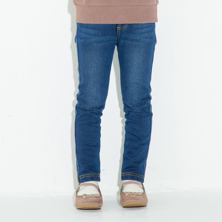 デニムニット裏起毛ロングパンツ [品番：BRSK0000125]｜BRANSHES（ブランシェス）のキッズファッション通販｜SHOPLIST（ショップリスト）