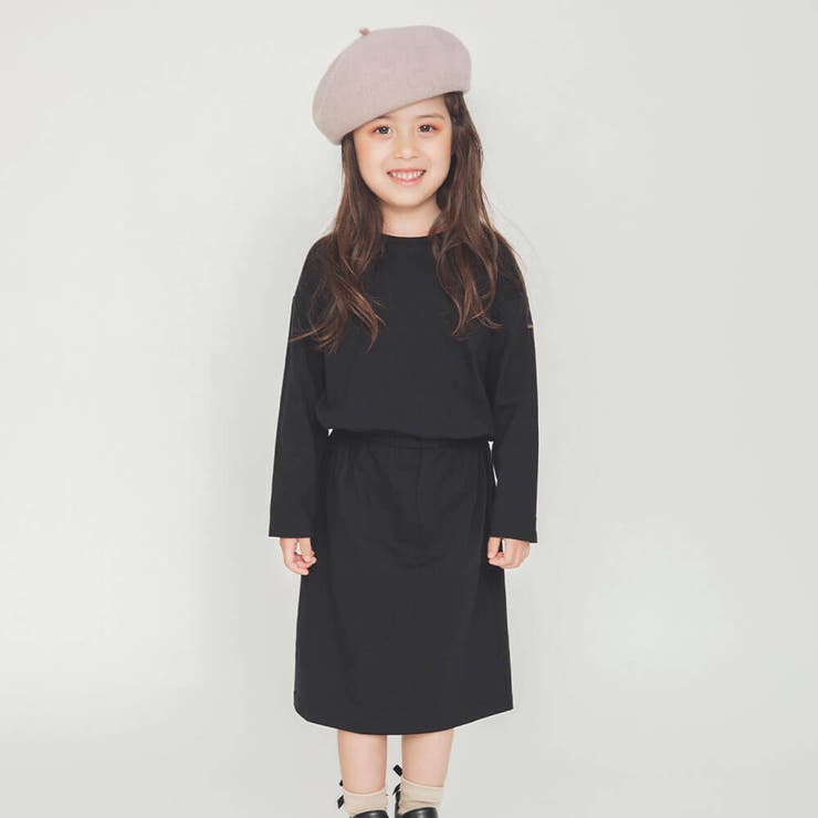 Web限定 後ろスリット長袖ワンピース 品番 Brsk Branshes ブランシェス のキッズファッション通販 Shoplist ショップリスト