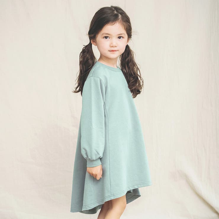 Web限定 フレア長袖ワンピース 品番 Brsk Branshes ブランシェス のキッズファッション通販 Shoplist ショップリスト