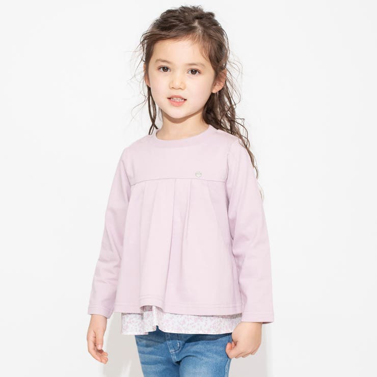 花柄バックシャン長袖tシャツ 品番 Brsk Branshes ブランシェス のキッズ ファッション通販 Shoplist ショップリスト