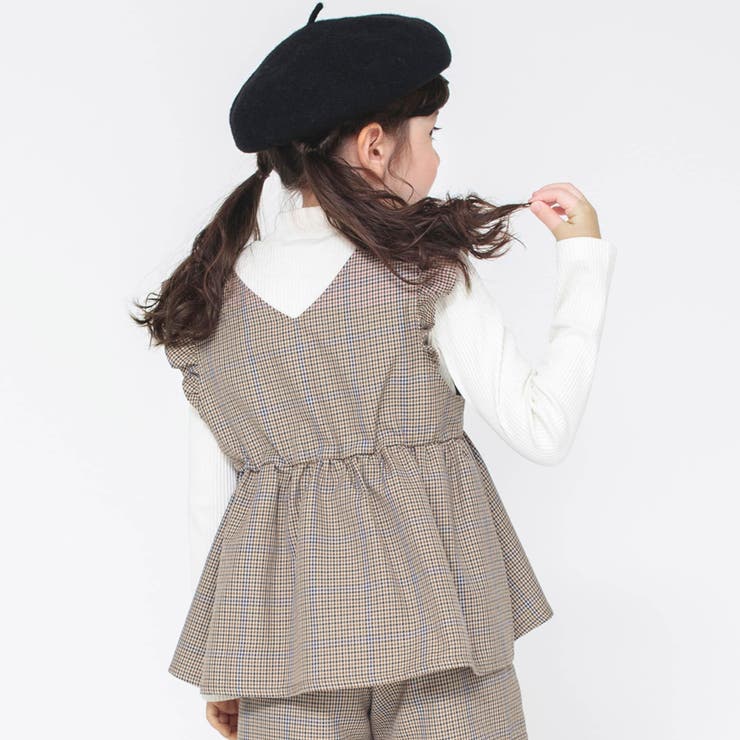 【ペア】チェック柄チュニック 子供服 キッズ | ブランシェス | 詳細画像10 