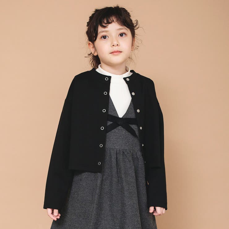 クロップド丈カーディガン[品番：BRSK0002956]｜BRANSHES（ブランシェス）のキッズファッション通販｜SHOPLIST（ショップリスト）