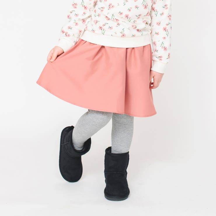 ピンク | ギャザーフレアスカート 子供服 キッズ | ブランシェス