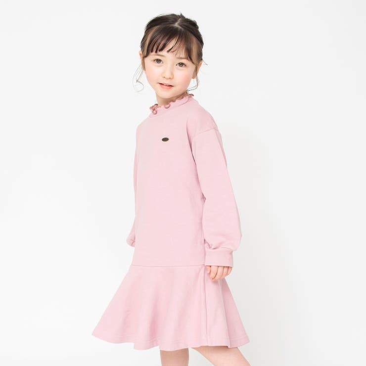 ピンク | 【WEB限定】マーメイドシルエットワンピース 子供服 キッズ | ブランシェス