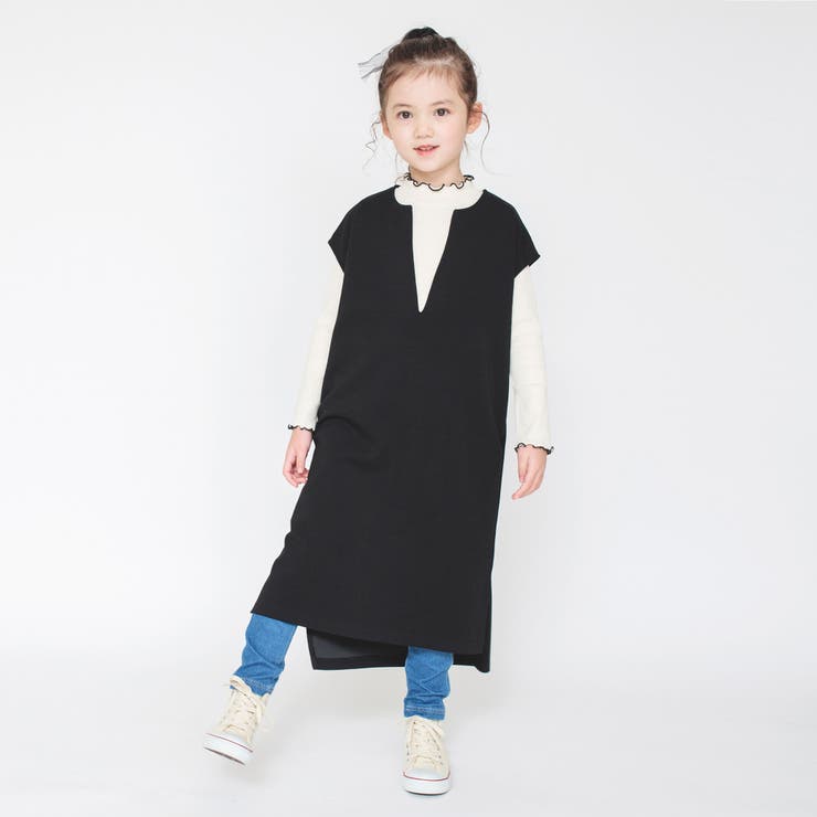 ブラック | ＶネックロングＪＳＫ 子供服 キッズ | ブランシェス