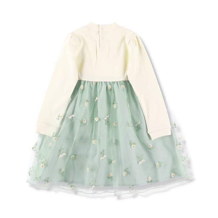【プチキメ服】チュール長袖ワンピース 子供服 キッズ | ブランシェス | 詳細画像14 