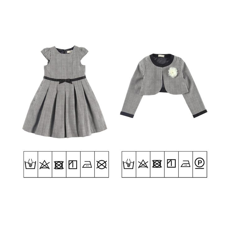 【特典付き】キメ服2点セット（GIRLS チェック柄） 子供服 キッズ