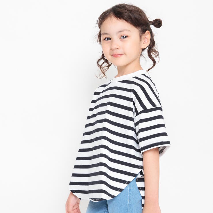 ボーダー | ビックシルエットTシャツ | ブランシェス