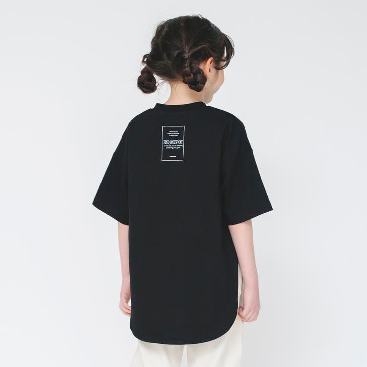 ブラック | ビックシルエットTシャツ | ブランシェス
