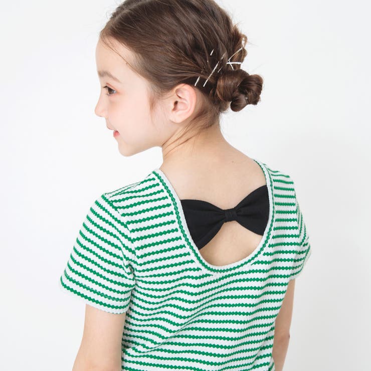 後ろリボン半袖Tシャツ 子供服 キッズ | ブランシェス | 詳細画像12 