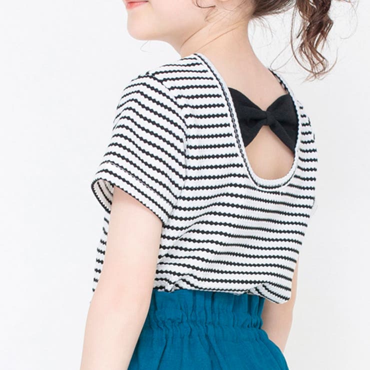 後ろリボン半袖Tシャツ 子供服 キッズ | ブランシェス | 詳細画像18 