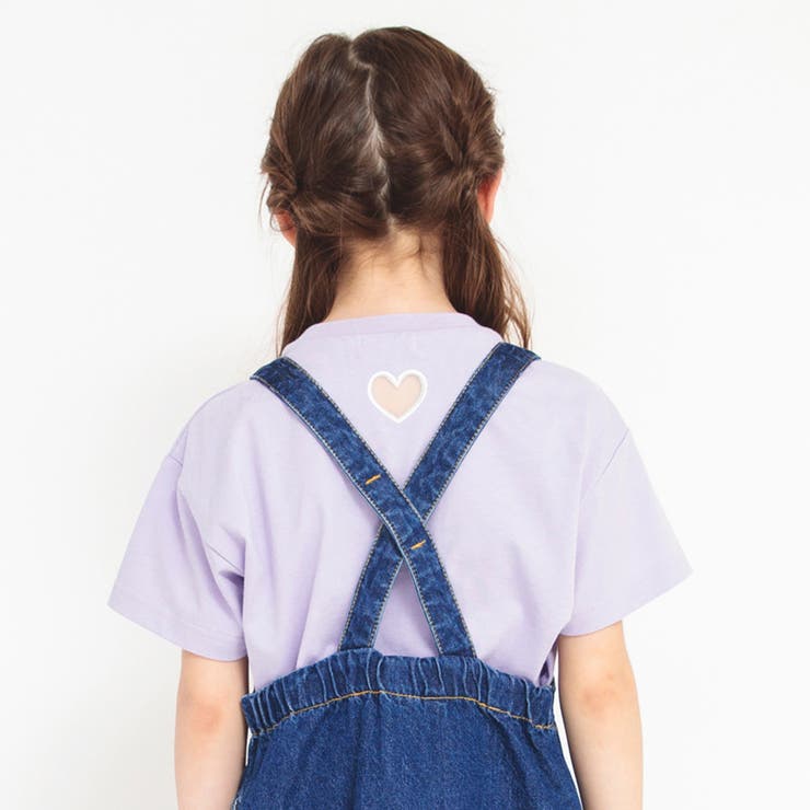 背中ハートくり抜きTシャツ 子供服 キッズ | ブランシェス | 詳細画像4 