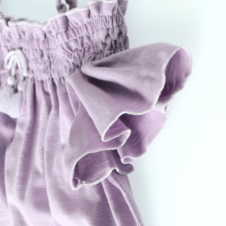 シャーリングオフショダーTシャツ 子供服 キッズ | ブランシェス | 詳細画像7 