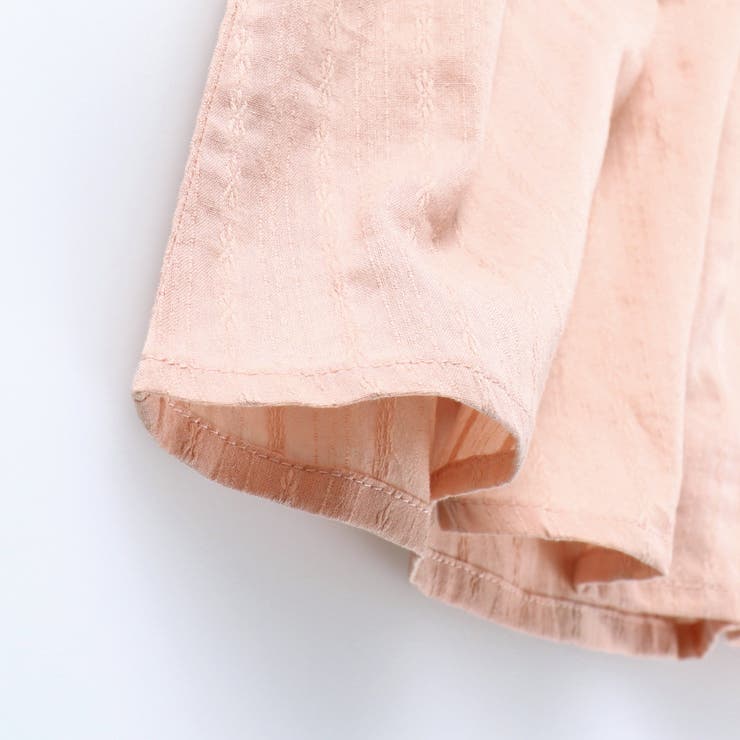 【プチレディ】配色パイピング半袖ブラウス 子供服 キッズ | ブランシェス | 詳細画像7 