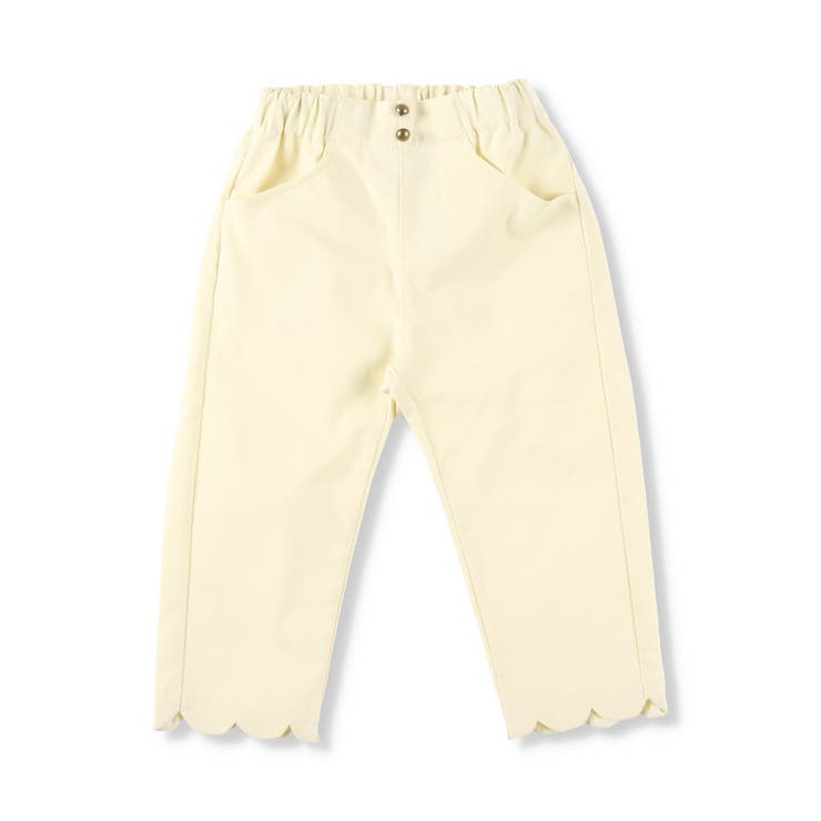 裾スカラップクロップドパンツ 子供服 キッズ | ブランシェス | 詳細画像2 