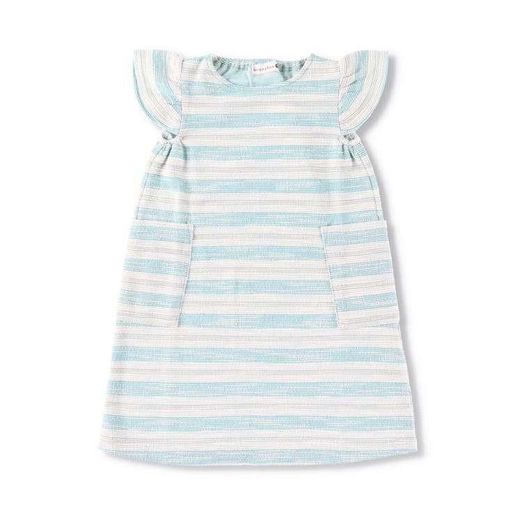 【ペア/お揃い】マルチボーダーツイード半袖ワンピース 子供服 キッズ | ブランシェス | 詳細画像14 