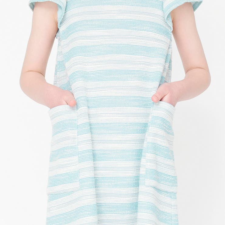 【ペア/お揃い】マルチボーダーツイード半袖ワンピース 子供服 キッズ | ブランシェス | 詳細画像18 
