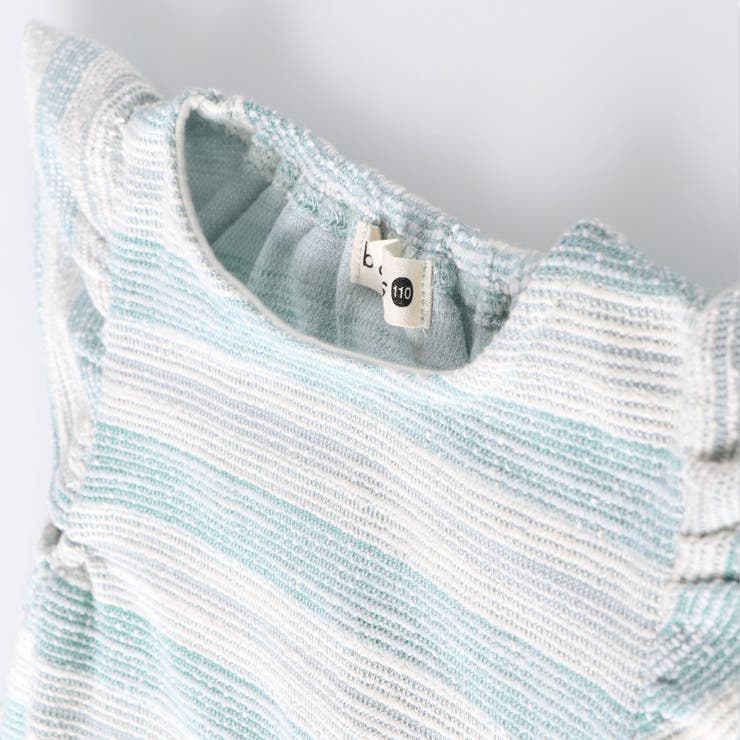 【ペア/お揃い】マルチボーダーツイード半袖ワンピース 子供服 キッズ | ブランシェス | 詳細画像19 