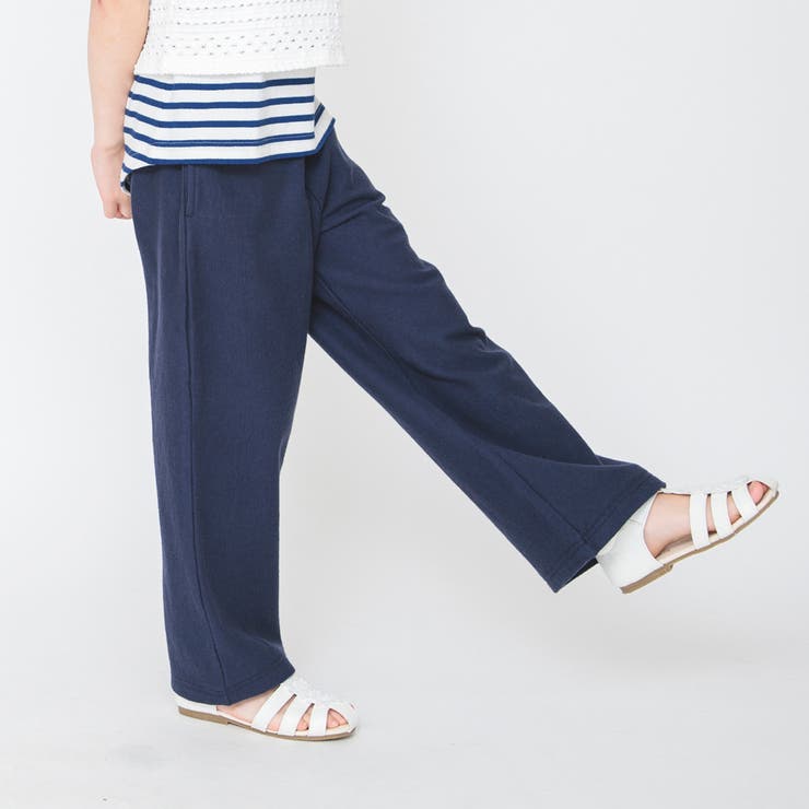 ネイビーブルー | カットソーロングパンツ 子供服 キッズ | ブランシェス