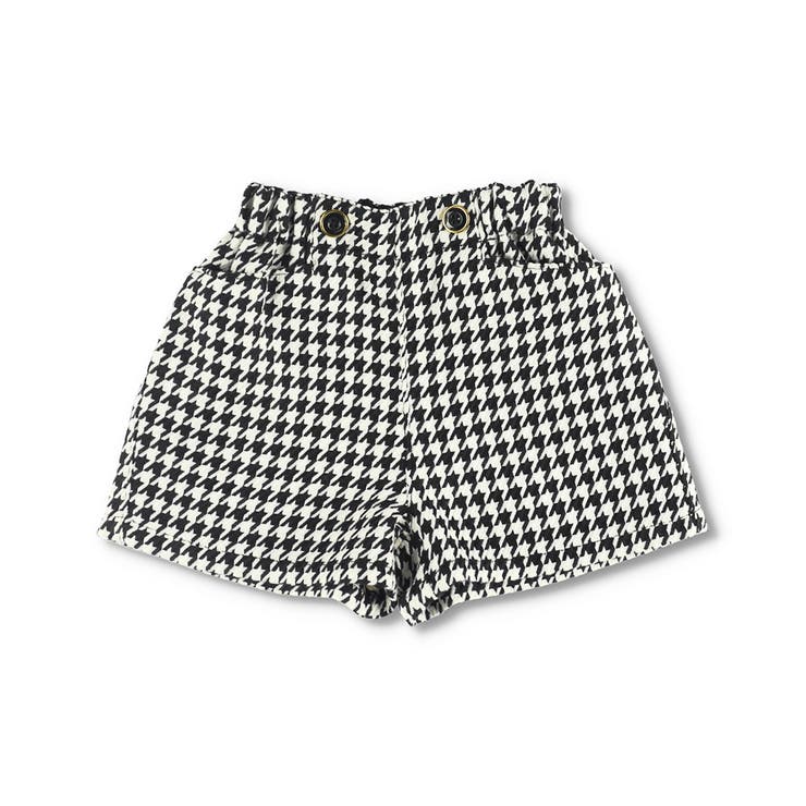ブラック | 【おそろい】チェックショートパンツ | ブランシェス