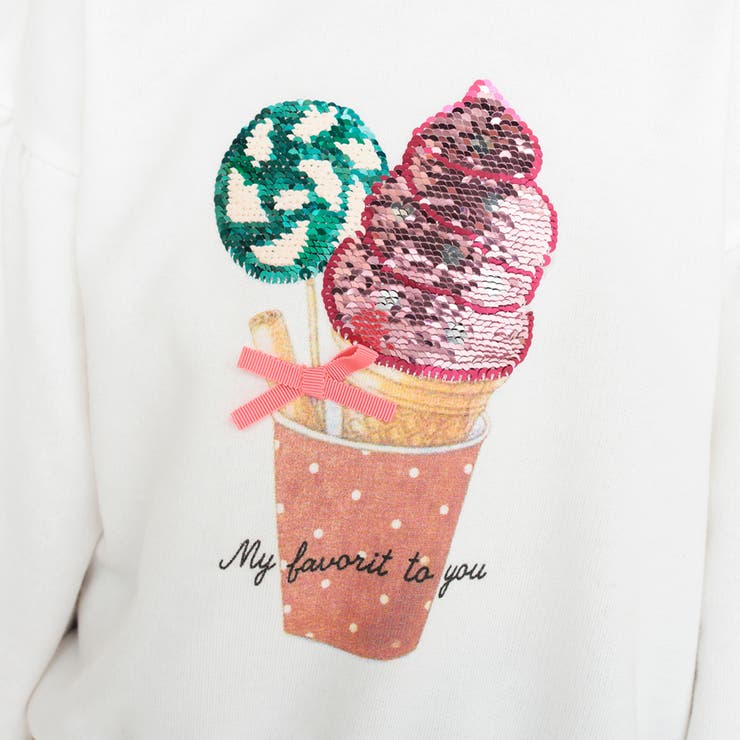 長袖スパンコールトレーナー | ブランシェス | 詳細画像26 